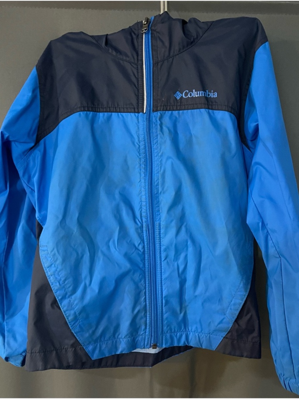Columbia Kids Two-Tone Blue Windbreaker Jacket